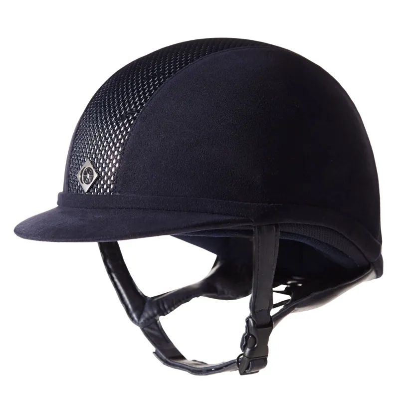 Charles Owen AYR8 Plus Riding Hat in Black 56 - Black